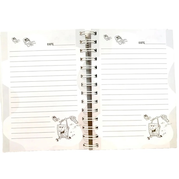 Spongebob SquarePants Nickelodeon Notebook Journal and Sandylion Large Stickers - Picture 14 of 16